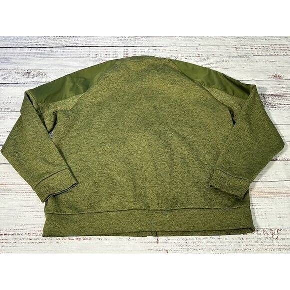 Nike Mens Bomber Jacket Therma Fit Training Full Zip Long Sleeve Green Size XL - Picture 3 of 9